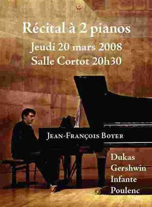 Affiche de 3è récital à 2 pianos
