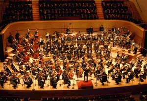 Affiche de L'Orchestre de Paris à la Salle Pleyel