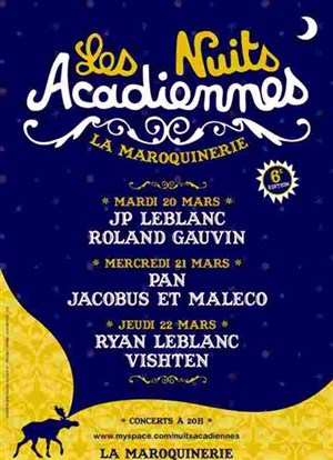 Affiche de Festival Les Nuits Acadiennes