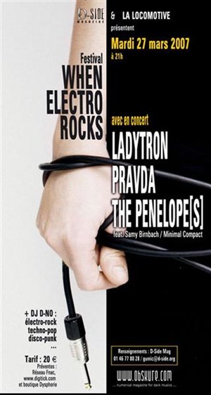 Affiche de Ladytron + Pravda + The Penelopes