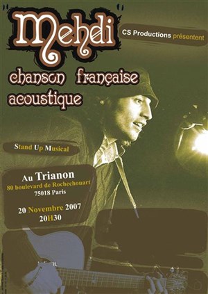 Affiche de Mehdi au Trianon