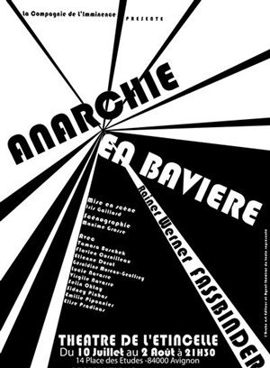 Affiche de Anarchie en Bavière | Avignon