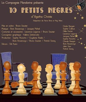 Affiche de Les Dix Petits Nègres | Ciné 13 Théâtre