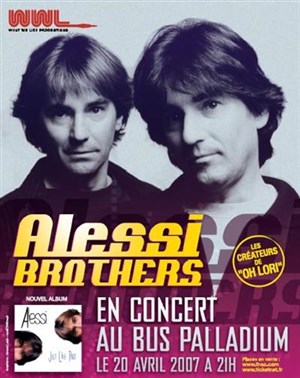 Affiche de Alessi Brothers en concert