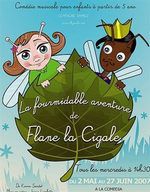 Affiche de La fourmidable aventure de Flane la Cigale