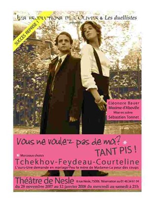 Affiche de Vous ne voulez pas de moi ? Tant pis !