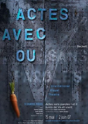 Affiche de Actes avec ou sans paroles