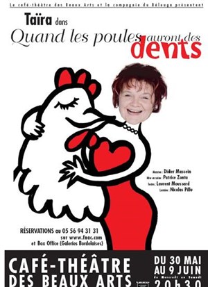 Affiche de Patrice Zonta dans Quand les poules auront des dents