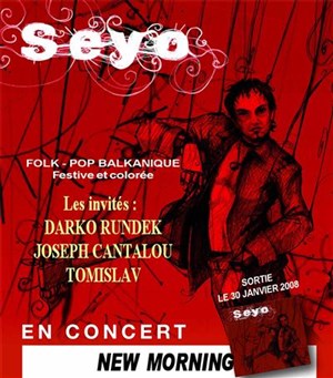 Affiche de Tomislav en première partie de seyo kovo
