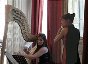 Affiche de Concert harpe, flûte et alto à l'Hôtel de Soubise