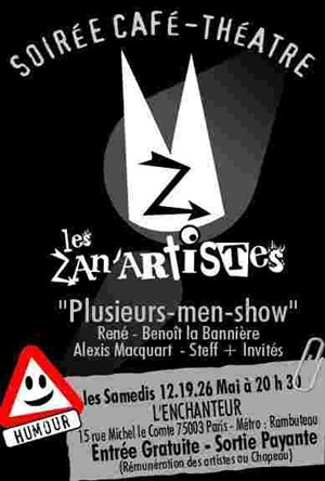 Affiche de Les zan'artistes à L'Enchanteur