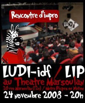 Affiche de Rencontres d'improvisation de la Ludi