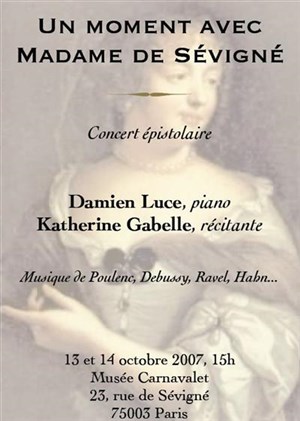 Affiche de Un moment avec Madame de Sévigné