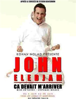 Affiche de John Eledjam dans John Eledjam sur scène