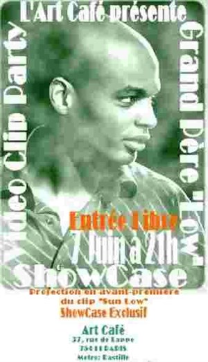 Affiche de Soirée Show Case Grand Père Low