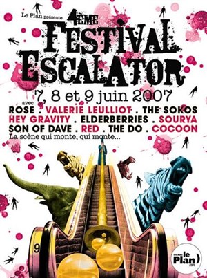 Affiche de Valérie Leulliot + Rose + The Sokos | Festival Escalator #4