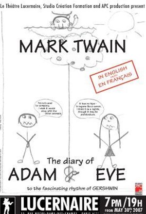 Affiche de Adam et Eve (VO) et (VF) The Diary of Adam et Eve