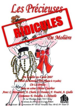Affiche de Les précieuses ridicules | théo théâtre