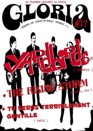 Affiche de The Yardbirds, The Rising Storm (Soiree Gloria)