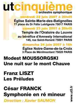 Affiche de Concert ut5é