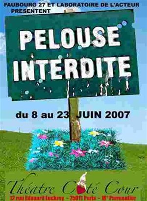 Affiche de Pelouse interdite