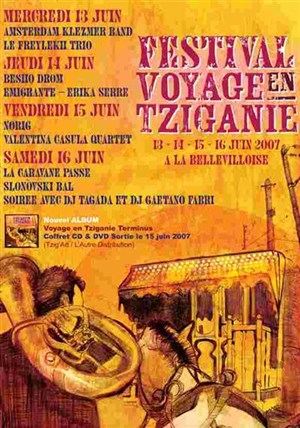 Affiche de Festival voyage en tziganie