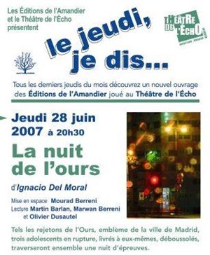 Affiche de La nuit de l'ours