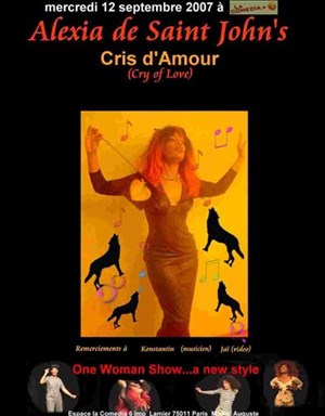 Affiche de Alexia de Saint John's dans Cris d'amour