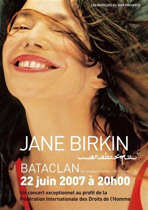 Affiche de Jane birkin arabesque