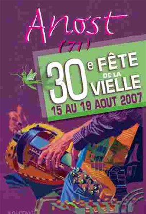 Affiche de 30ème fête de la vielle en morvan