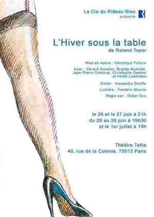Affiche de L'hiver sous la table | Theo Theatre
