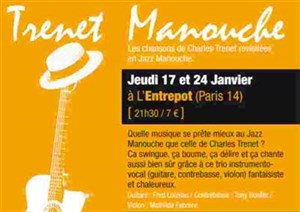 Affiche de Trenet manouche