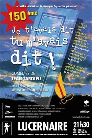 Affiche de Je t'avais dit, tu m'avais dit