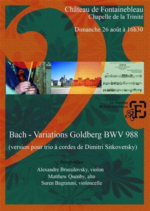 Affiche de Bach - variations goldberg bwv 988