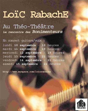 Affiche de Loïc Rabache en concert