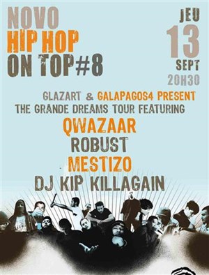 Affiche de Galapagos 4 : Qwazaar, Robust, Mestizo, Dj Kip Killagain