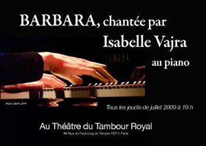Affiche de Barbara , une passion , chantée par isabelle vajra