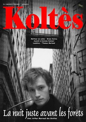 Affiche de La nuit juste avant les fôrets | Théo Théâtre