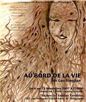 Affiche de Au bord de la vie | Théâtre des Enfants Terribles
