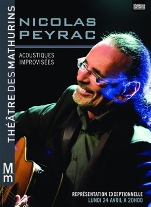Affiche de Nicolas Peyrac : Acoustiques improvisées