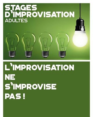 Affiche de Stage d'initiation à l'improvisation