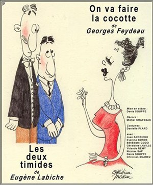 Affiche de Les deux timides - On va faire la cocotte