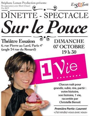 Affiche de Christelle Benoit dans Christelle benoit dans 1 Vie