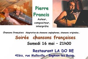 Affiche de Soiree chansons francaises