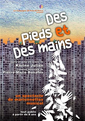 Affiche de Des Pieds et des Mains, Cie Mi-Peau Mi-Pierre