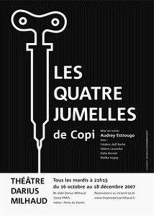 Affiche de Les quatre jumelles | Théâtre Darius Milhaud