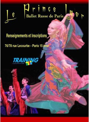 Affiche de Spectacle russe - Ballet Prince Igor