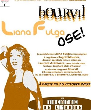 Affiche de Bourvil, Liana Fulga ose !