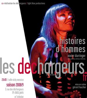 Affiche de Histoires d'hommes | Théâtre Les Déchargeurs