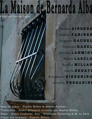 Affiche de La maison de Brenada Alba | Theatre des deux reves